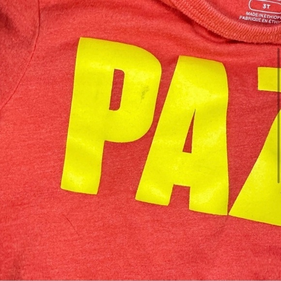 Children’s Place boy’s tee shirts | dinosaur paz peace play | size 3t | 2 shirts - Picture 9 of 11